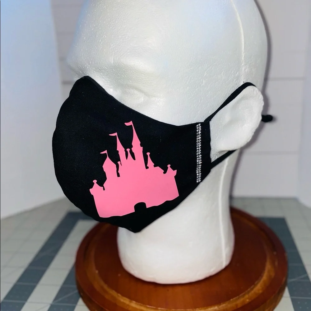 Disney castle face mask Mickey balloon
